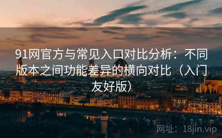 91网官方与常见入口对比分析：不同版本之间功能差异的横向对比（入门友好版）