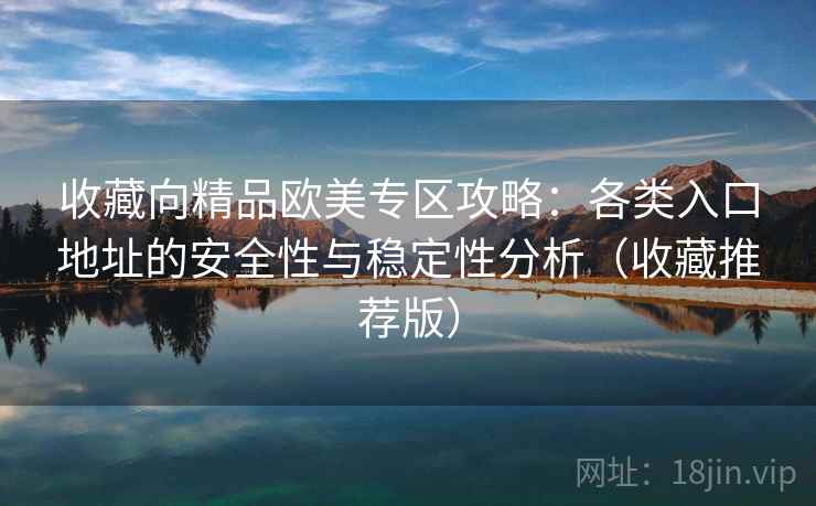 收藏向精品欧美专区攻略:各类入口地址的安全性与稳定性分析(收藏推荐版) 收藏向精品欧美专区攻略:各类入口地址的安全性与稳定性分析(收藏推荐版)